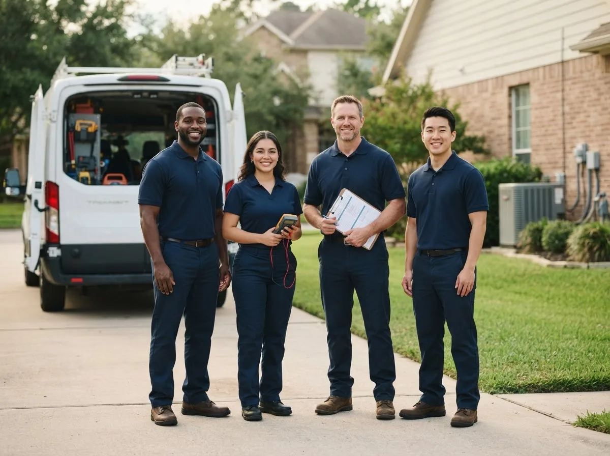 Certified HVAC technician near Poolville, TX
